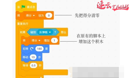 无人机编程：Scratch编程制作乒乓球（1）~济南无人机编程~山东无人机编程(图14)