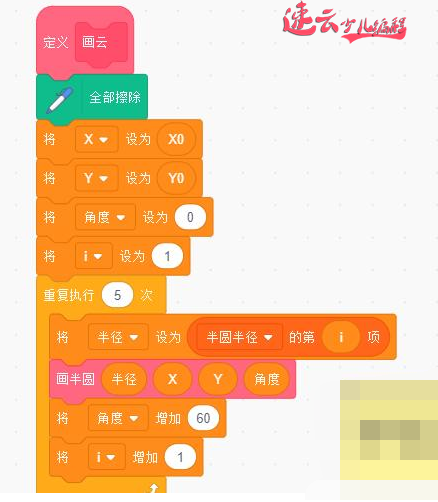 无人机编程：小学生都可以用Scratch编程实现让云彩滚动！~济南无人机编程~少儿无人机编程~山东无人机编程(图7)