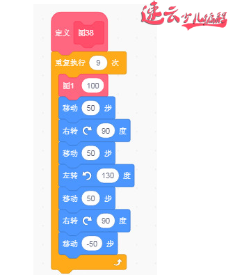 山东少儿编程：Scratch编程绘图40关第五题！~济南少儿编程~少儿编程(图11)
